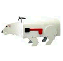 novely mailboxes: polar bear mailbox